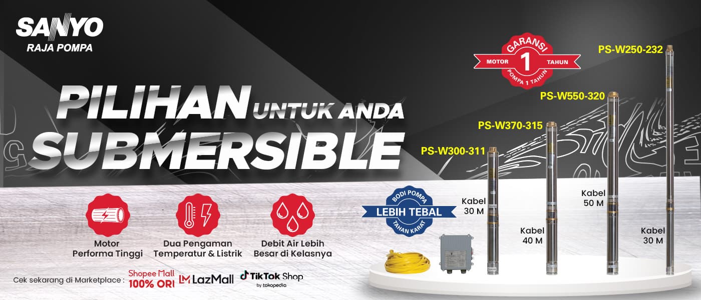 Pilihan untuk Anda: pompa submersible PS-W250-232, PS-W300-311, PS-W370-315 dan PS-W550-320