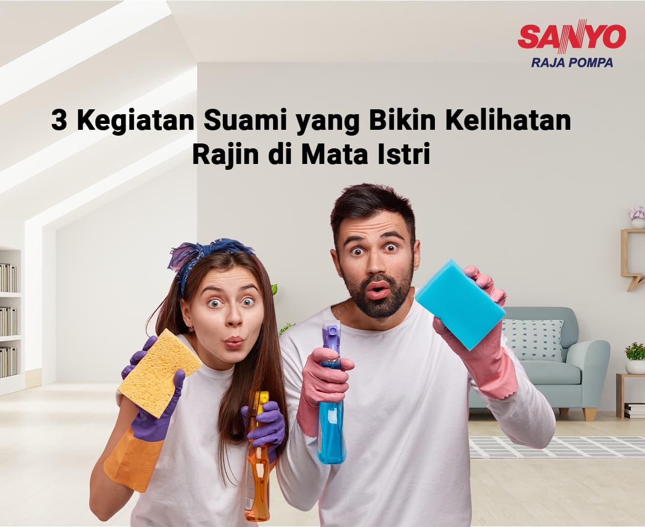 3 Kegiatan Suami yang Bikin Kelihatan Rajin di Mata Istri!