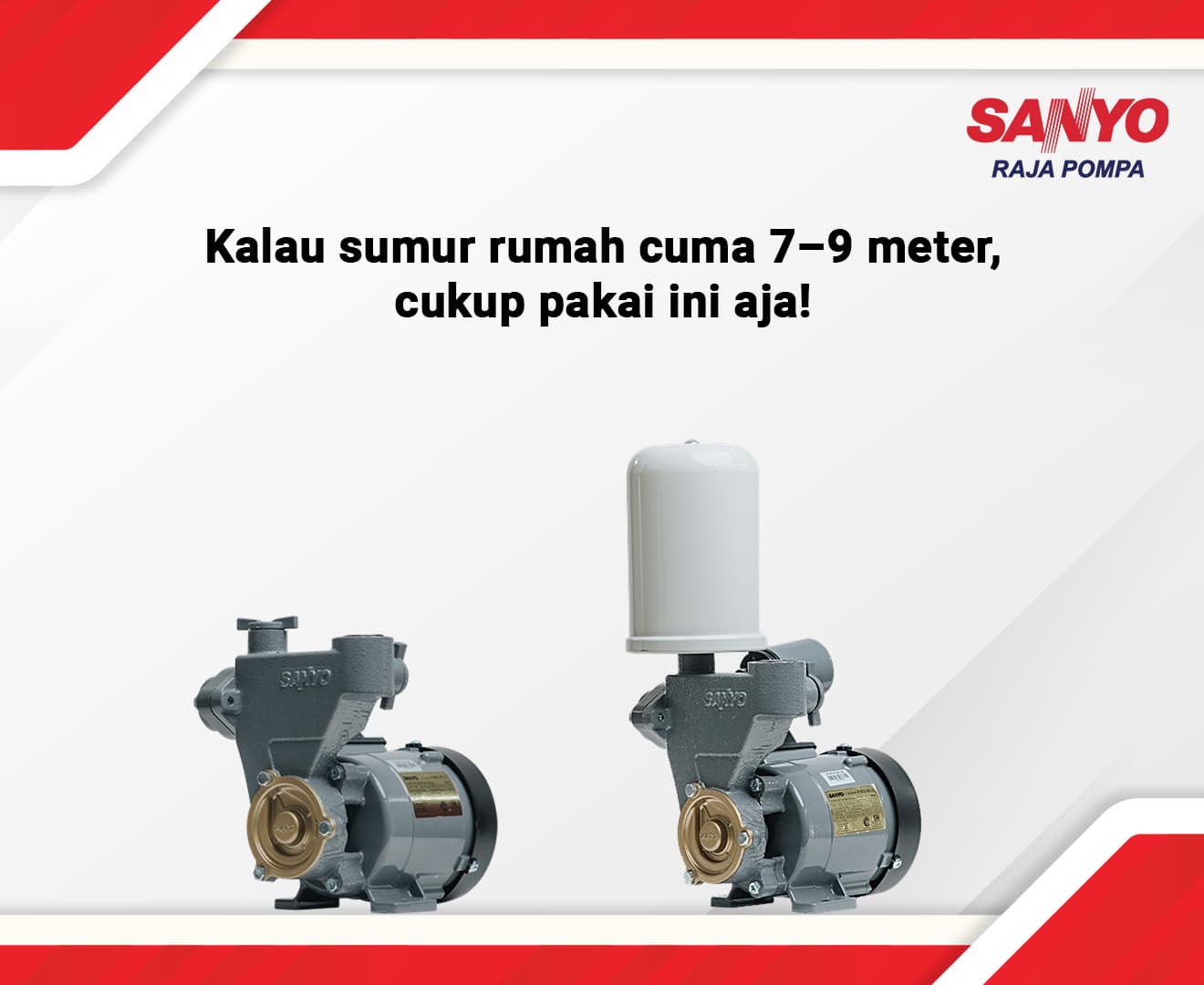 Pompa Ideal untuk Sumur 7–9 Meter, Cek di Sini!