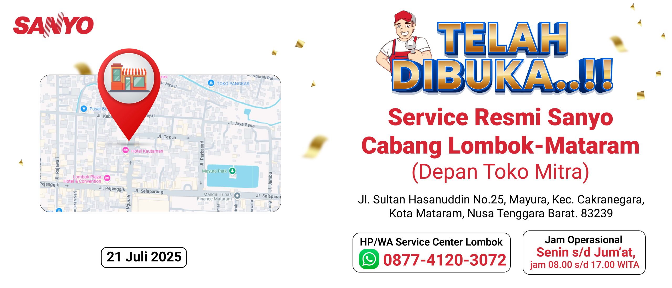 Pembukaan service resmi sanyo-01-min