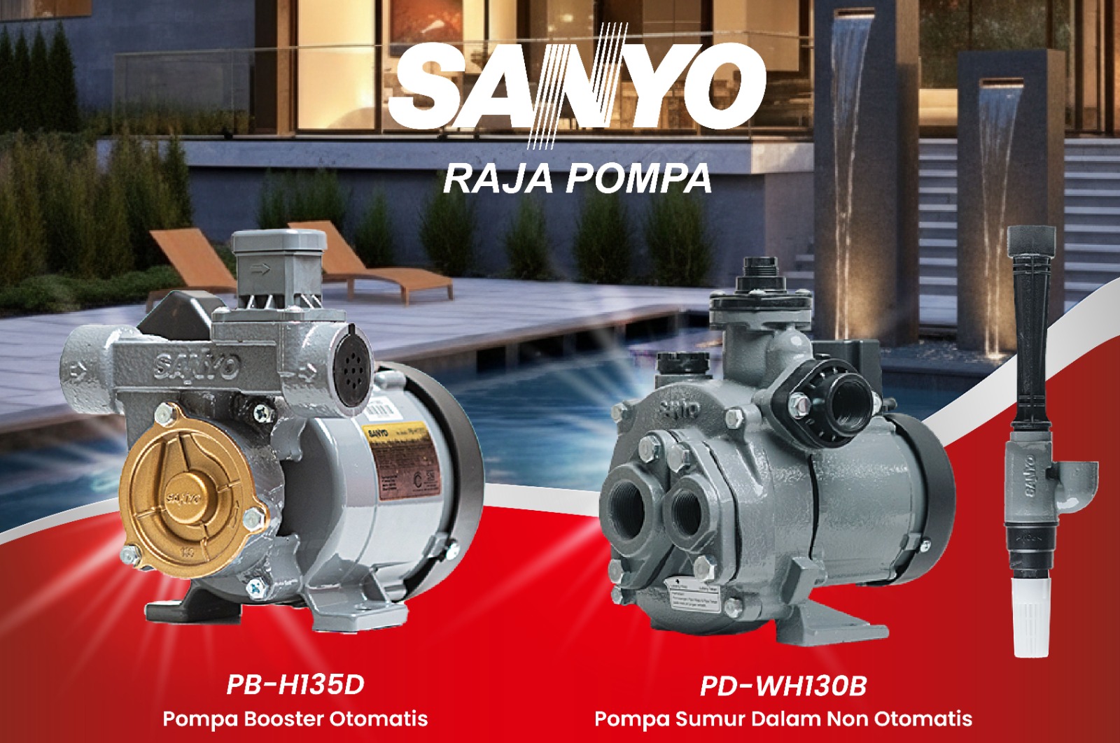 Pompa Air untuk Rumah 2 Lantai: Cara Memilih & Rekomendasi Sanyo